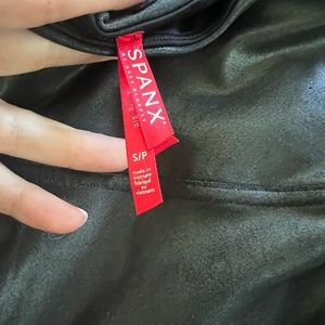 Small Faux Leather Spanx